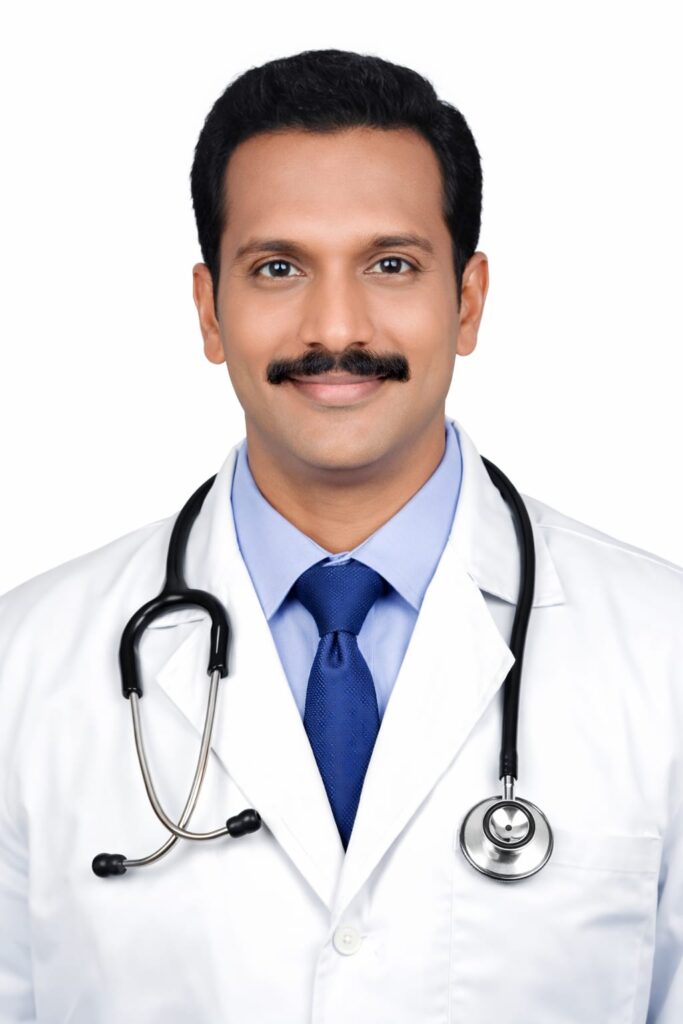 Dr. Ganesh, BAMS: Senior Medical Consultant, specializing in Panchakarma and holistic treatments.